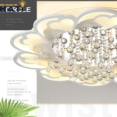 Đèn ốp trần led Washi 10 cánh