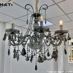 Đèn chùm thủy tinh Lidio 8 bóng