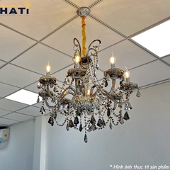 Đèn chùm thủy tinh Lidio 8 bóng