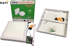 Đèn ốp nổi vuông viền trắng MPE Seri SSPL