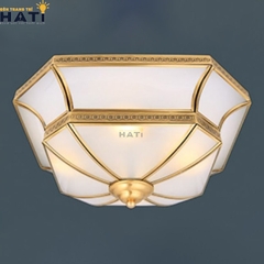 Đèn ốp trần đồng Zinari