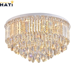 Đèn ốp trần pha lê tròn Natalia