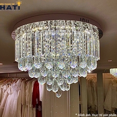 Đèn ốp trần pha lê tròn Natalia