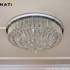 Đèn ốp trần pha lê tròn Tiago
