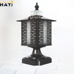 Đèn trụ cổng cao Anlet màu đen