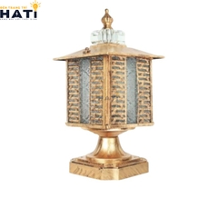 Đèn trụ cổng cao Anlet màu vàng