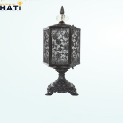 Đèn trụ cổng cao Avent màu đen