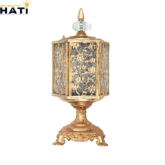 Đèn trụ cổng cao Avent màu vàng