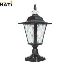 Đèn trụ cổng cao Cuflink màu đen