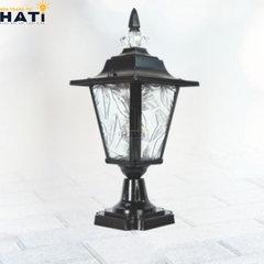 Đèn trụ cổng cao Cuflink màu đen