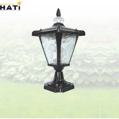 Đèn trụ cổng cao Engra màu đen