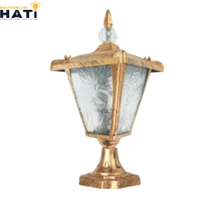 Đèn trụ cổng cao Engra màu vàng