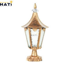 Đèn trụ cổng cao Maline màu vàng