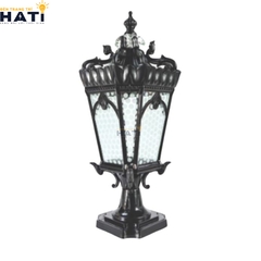 Đèn trụ cổng cao Peridot màu đen