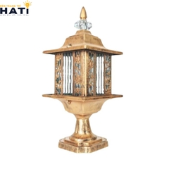 Đèn trụ cổng cao Rosite màu vàng