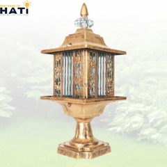 Đèn trụ cổng cao Rosite màu vàng