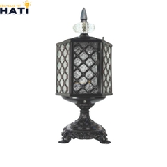 Đèn trụ cổng cao Scenic màu đen