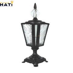 Đèn trụ cổng cao Sidian màu đen