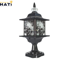 Đèn trụ cổng cao Tekti màu đen