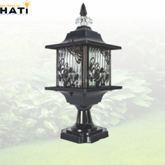 Đèn trụ cổng cao Tekti màu đen