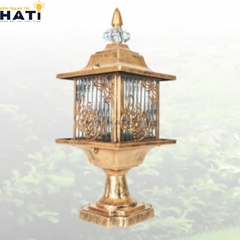 Đèn trụ cổng cao Tekti màu vàng