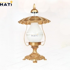 Đèn trụ cổng cao Tiara màu vàng