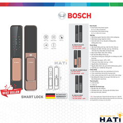 Khóa vân tay Bosch EL 600 màu xám