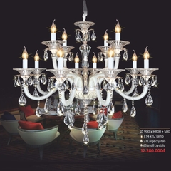 Đèn chùm thủy tinh Azaria