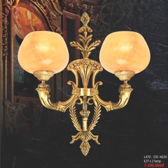 Đèn tường đồng đá cao cấp Denisa