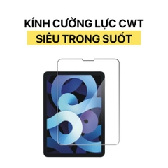 Miếng dán cường lực chống vân tay, trong suốt CHILL WITH TATTY cho iPad series
