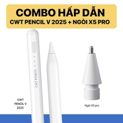 Combo bút CWT CHILL WITH TATTY PENCIL V 2025 và ngòi kim loại X5 Pro