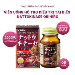 Thực phẩm bảo vệ sức khỏe Orihiro Nattokinase capsules 60 viên