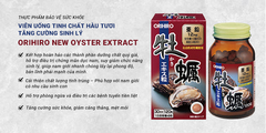 Thực phẩm bảo vệ sức khỏe Orihiro New Oyster Extract 120 viên
