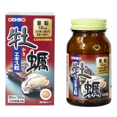 Thực phẩm bảo vệ sức khỏe Orihiro New Oyster Extract 120 viên