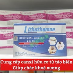 Viên Uống Canxi Hữu Cơ Từ Tảo Biển Lithothamne 30 Viên [Chính Hãng]