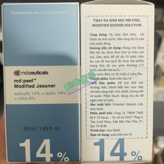 Thay Da Sinh Học Md Peel Modified Jessner 14% [Chính Hãng]