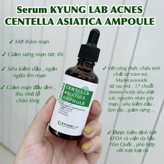 Serum Trị Mụn Kyung Lab Acnes Centella Asiatica Ampoule [Chính Hãng]