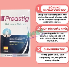 Viên Uống Preastig Hair Care Nail Care 60 Viên [Chính Hãng]