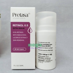 Retinol Pretasa 0.5% Serum 30ml [Chính Hãng]