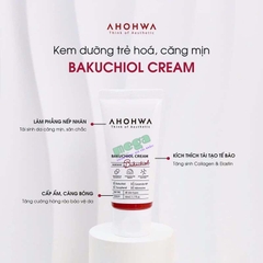 Ahohwa Bakuchiol Cream 50ml - Kem Tái Tạo Trẻ Hoá, Giảm Nhăn [Chính Hãng]