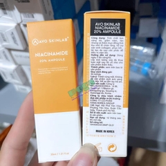 Serum Avo Skinlab Niacinamide 20 Ampoule [Chính Hãng]