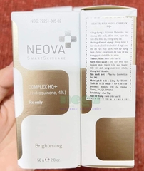 NEOVA COMPLEX HQ PLUS 56g (Hydroquinone 4% ) - Kem trị nám trắng da [Chính Hãng]