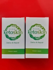 Viên uống Ketoskin - Viên uống trắng da thải độc và trị mụn đến từ Nhật Bản