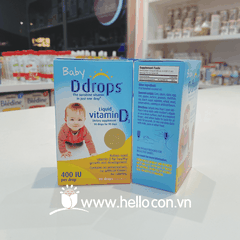 Baby Drops vitamin D3 cho trẻ sơ sinh 90 giọt