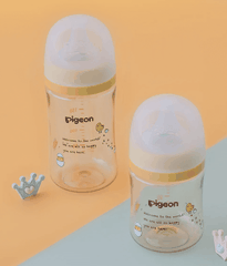 Bình sữa Pigeon cổ rộng PPSU nội địa Nhật mẫu mới (160ml, 240ml)