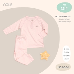 Bộ Nous chui đầu air màu hồng nhạt (9M-2Y)