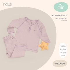 Bộ Nous chui đầu air màu tím (9M-2Y)