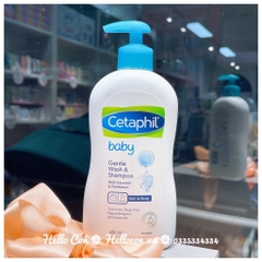 Sữa tắm gội Cetaphil cho trẻ sơ sinh 230ml và 400ml