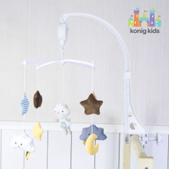 Đồ chơi treo nôi cũi phát nhạc, xoay 360 độ Konig Kids