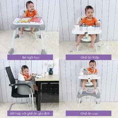Ghế ăn đa năng 3 trong 1 Mastela (ghế ăn thấp, ghế ăn cao, bàn ghế
ngồi vẽ cho bé)